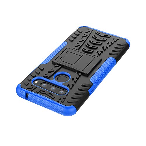 Yiakengs For Lg V40 Case, Lg V40 Thinq Case, Dual Layer Shockproof Slim Protective With Kickstand Hard Phone Cases Cover For Lg V40 (Blue) #TOP3