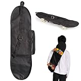 Skateboard Tragetasche wasserdichte Longboard Tasche Oxford Skateboard Schultertasche Rucksack Handliche Handtasche Longboard Rucksack Langes Board Für max 30 Zoll (80cm)