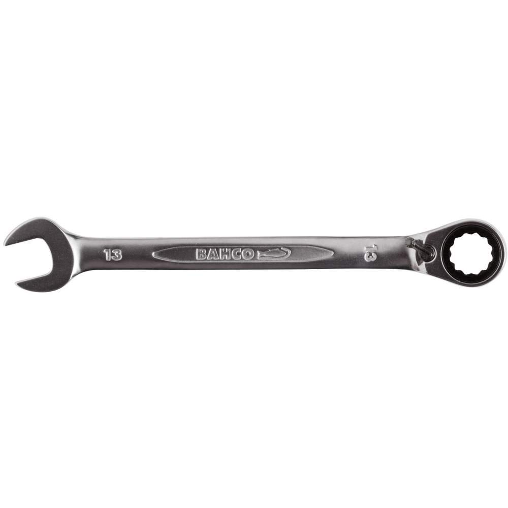 Bahco 1RM Series Ratchet Spanner, 17mm, Metric, Double Ended, 226 mm Overall