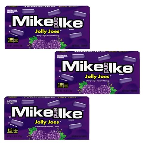 Mike and Ike Jolly Joes - Dulces de Uva - Pack de 3 miniatura 1