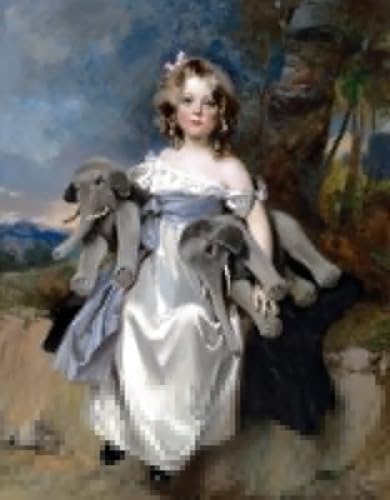 Tableaux Posters Impression Toile Portrait Mademoiselle Herpin François Flameng 60x90