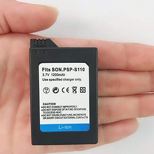 image for TFSeven 1 Pack PSP Battery S110 1200 mAh Replacement Slim Batteries fo