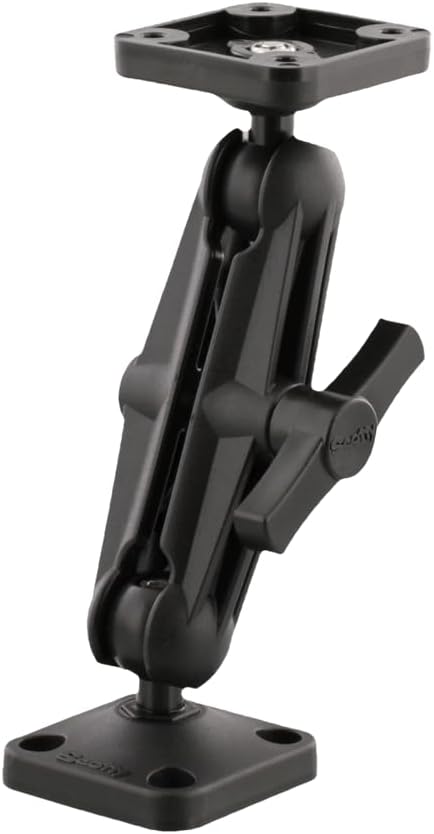 Scotty 0150 Ball Mounting System with Universal Mounting Plate, Black