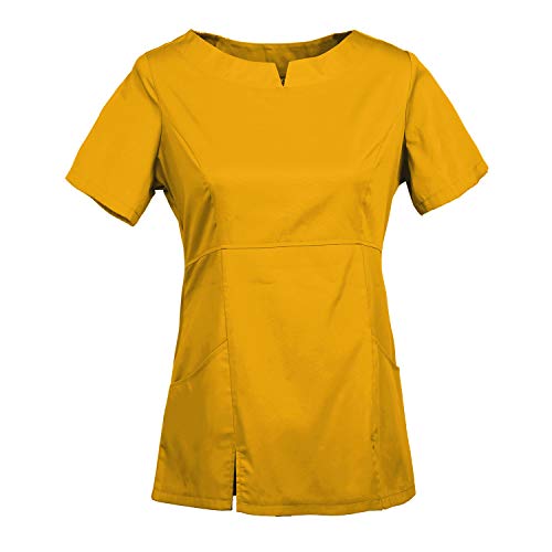 Women's Scrub Top Yellow