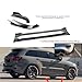 Car Side Skirt Extension Splitter A Pair Compatible With Jeep Grand Cherokee SRT/SRT8/Trackhawk 2012-2021 Plate Bumper Winglet Body Kit(Matte Black Skirt)