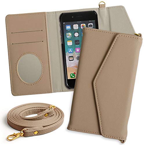 COVERARY �݊��i/���� Galaxy S25 FE �P�[�X �蒠�^ �X�}�z�P�[�X 1���� �u���E�� �S�@��Ή� �V�����_�[�X�g���b�v �Z�b�g �~���[ �O�܂� �p�X�e�� �V���v�� �W�� �o�b�O�� 100061932s