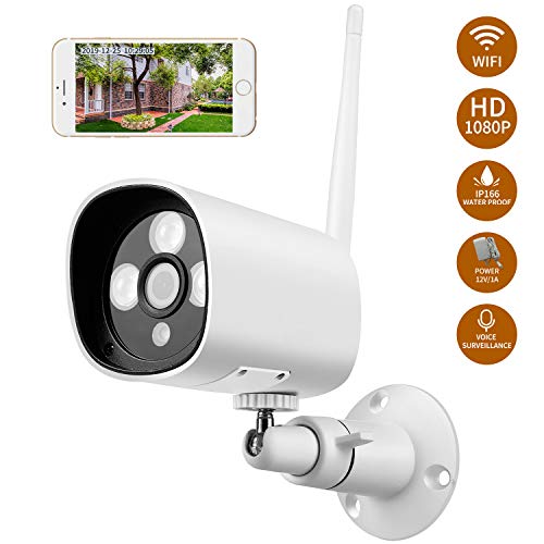 1080P Outdoor Network Camera，2.0million Pixels HD Safety Webcam with Infrared Shooting at Night