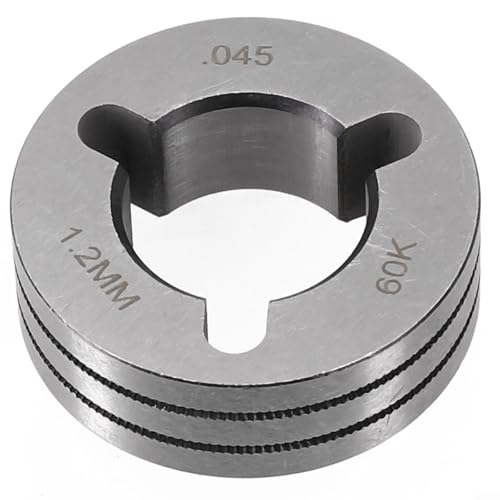 Drive Roll V Groove Knurled Roller for Miller MIG Welding Wire Feeder Multiple Size Options .023-1/16 Inch Industrial Grade Bearing Steel Feed Roller(#8)