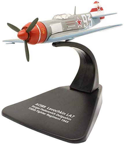 Modelo de coleccionista Lavochkin LA7 con diseño artesanal de Oxford Diecast AC089