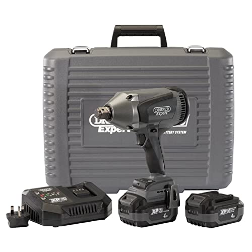 Draper Expert 98961 XP20 20V Brushless 3/4´´ Impact Wrench (1060Nm) with 2X 4Ah Batteries and Fast Charger