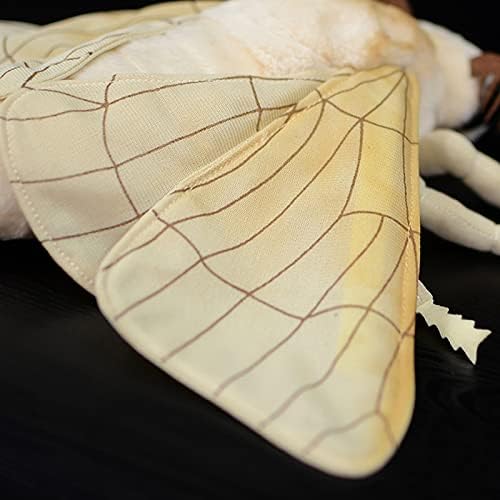 Simulation Silk Moth Plush Toy, 10.62inch Soft and Realistic Silk Moth Stuffed Animal Plush Toy for Kids Boys and Girls Gifts, Home Decoration 6 41YVX2IuCsL. AC