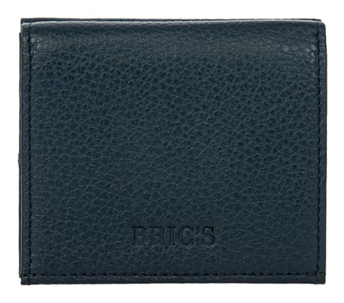 Porte-monnaie Gondola Calla Bric's en cuir de luxe bleu marine pour femme