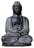 Einzigartiges Design: Diese Buddha- Figur ist einzigartig und schön, handwerkbar, gut strukturiert, modisch und elegant. bringt wunderbares Flair in jedem Zimmer in jedem Zimmer, entweder im Wohnzimmer, Schlafzimmer oder wo auch immer Sie es platzieren.