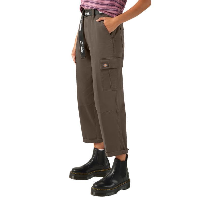 Image of Dickies Women's Relaxed Fit Cropped Cargo Pants