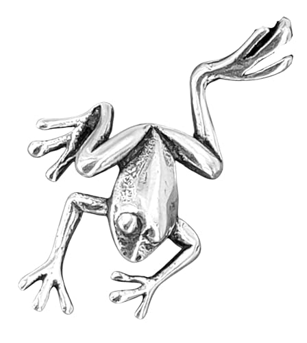 Kiss of Leather Pendentif grenouille en argent sterling 925 n°4, Argent