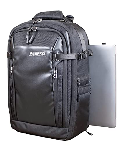 Image of VTS DSLR Camera Backpack Bag Waterproof Shock Proof for Lens Accessories Bag for Camera (Veo Select 47 BF Black)