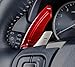 iJDMTOY Sports Red CNC Billet Aluminum Larger Paddle Shifter Extensions Compatible with Lexus IS250 IS300 IS350 RC350 RC300 NX300 NX200t CT200h, etc