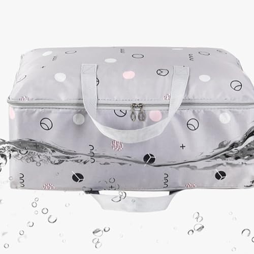 Bolsa de almacenamiento para colchas pack de 3 tamaños de tela oxford gris 8