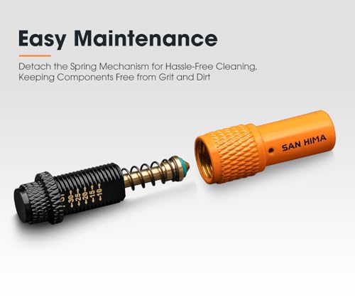 SAN HIMA Kit de deflator automático de pneu 10-30 PSI, válvula de deflator de pneu de parada automát