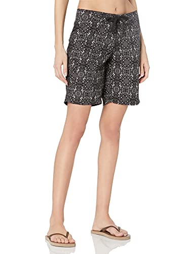 Kanu Surf Women's Marina UPF 50+ Active Swim Board Shorts (Reg & Plus Sizes), Juliette Black, 14