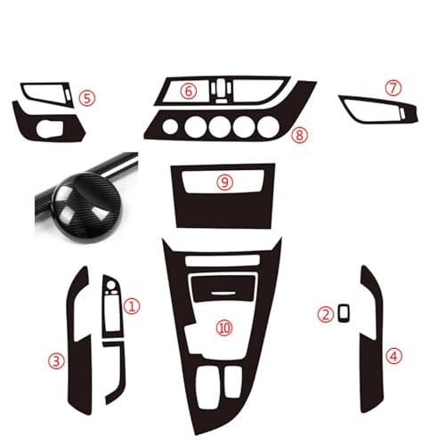 Stickers carbone BMW Z4 E89 pour rénover votre console centrale en un week-end