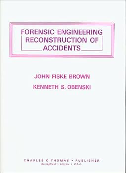 Paperback Forensic Engineering Reconstruction of Accidents Book
