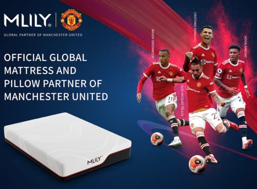 Mlily 12 Inch King Mattress, Manchester United Memory Foam Mattress In A Box Made In Usa, Medium Plush, Certipur-Us Certified #TOP6