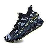 K DUORO Herren Sneaker Laufschuhe Atmungsaktive Sportschuhe Turnschuhe Leichtgewicht Fitness Outdoors Straßenlaufschuhe Schuhe (Tarnung Blau, Numeric_44)