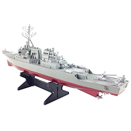 Distruttore Missilistico Guidato Modello di Nave Giocattoli Statici Banco di Mostra Modello di Nave da Guerra Giocattoli Educativi DIY Hobby per Bambini