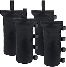 Joramoy Canopy Weights Tent Sand Bags Set of 4 120LBS No Sand
