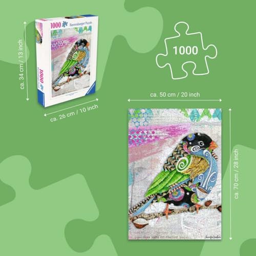 Puzzle Ravensburger 12001438 1000 pieces Animaux Adultes Jeunes - vue 4