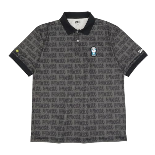 [ニューエラ] ゴルフ 半袖ポロシャツ ドラえもんコラボ ブラックパターン M GF SS POLO SHIRT DORAEMON BCAMOのサムネイル