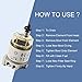 CARMOCAR Marine Fuel Water Separator/Diesel Fuel Filter/Water Separator for R12T MARINE SPIN-ON HOUSING 120AT NPT ZG1/4-19 Includes 2 fittings,2 plugs