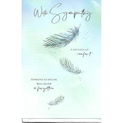 Sympathy Card with Comfort Message Cover