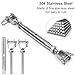 4 PCS 304 Stainless Steel Turnbuckle, 3/16