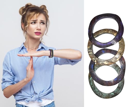Image of Handmade Natural Wooden Bangles, Stylish Designs,Artisan Premium Quality for Women | Natural Wood Bangles Christmas Gift Jewelry for Her | Eco-Friendly Artisan Crafted Gift