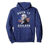 Suck It England Funny 4th of July George Washington 1997 Pullover Hoodie