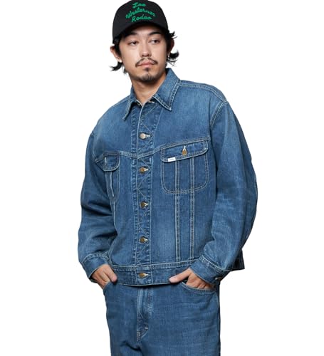 Lee(���[) �f�j���W���P�b�g �y101 101���N�L�O���ʃ��f���zANNIVERSARY 101-J RIDERS JACKET �f�j���W���P�b�g �Z�b�g�A�b�v�� �����Y ���F�u���[ S