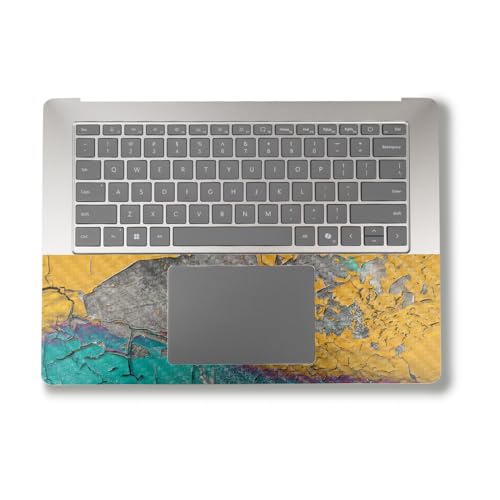 Image of Carbon Fiber Laptop Skin Compatible with Alienware M18 R2 (2024) - Chipped Spill - Premium 3M Vinyl Protective Wrap Decal Cover - Easy to Apply | Crafted in The USA by MightySkins