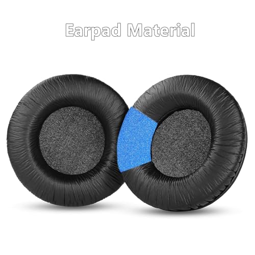 Almohadillas de repuesto NS-WHP314 compatibles con auriculares Insignia NS-WHP314 con espuma viscoelástica de alta densidad y cuero arrugado negro, diseño cómodo que alivia presión miniatura 4