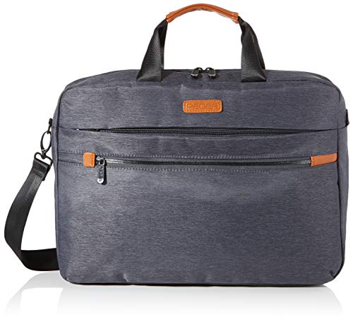 Sacoche ordinateur portable 17,3 pouces mallette PC gris avec souris