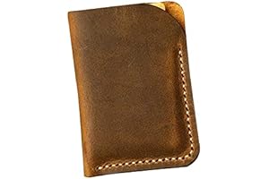 Personalized Minimalist Leather Credit Card Holder