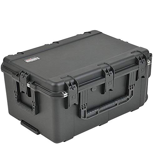 SKB Cases Hard Plastic Mil-Std Waterproof Utility Electronics Case with Wheels, Multi (3I-2617-12BE)