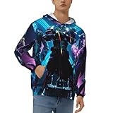 [zhandiffy] フォートナイト 大サイズ長袖秋服パーカー おしゃれフード付き T シャツ 春秋冬用ジャージ上着 Xl