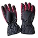 HWZZ Gants Chauffants en Fibre De Carbone Boîte De Batterie Gants De Ski Électriques Chauds Adaptés Aux Motos De Plein Air en Hiver,Noir