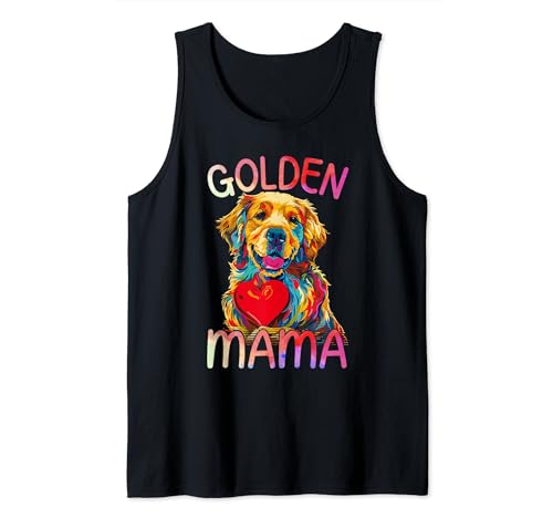 Golden Retriever Lover Mama Donna Golden Retriever Mom Canotta