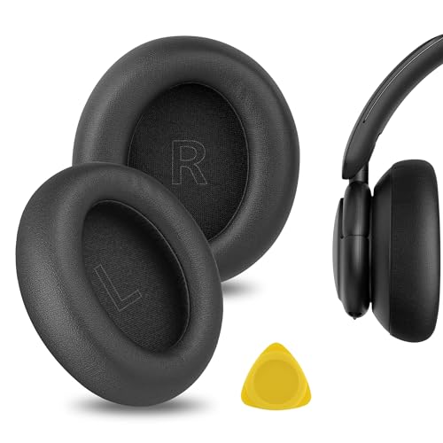 Almohadillas Reemplazo Geekria Compatibles con Anker Soundcore Life Q30, Life Q35, Cojines para Auriculares (Negro) miniatura 1