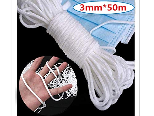 YOWAO Cordon élastique élastique pour boucle d'oreille Blanc