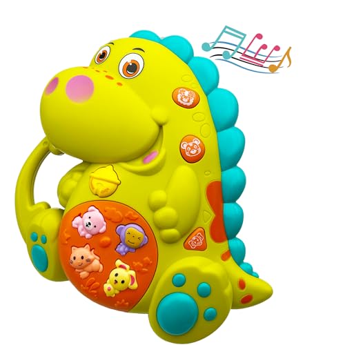 Image of AFKSTL Baby Piano Toy, 6-12 Months Light Up Music Baby Toys for 0 3 6 9 Months, Early Learning Educational Boys Girls Gifts (Dinosaur)