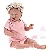 BHDK Bambola Reborn, Bambola Reborn Realistica da 20 Pollici, Bambola Reborn Realistica in Silicone dal Corpo Morbido con Biberon e Ciuccio per Ragazzi e Ragazze, Bambini, Bambini Piccoli, Adulti